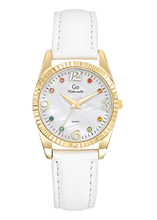 Charger l&#39;image dans la galerie, MONTRE Dame cuir blanc GO Mademoiselle 699590
