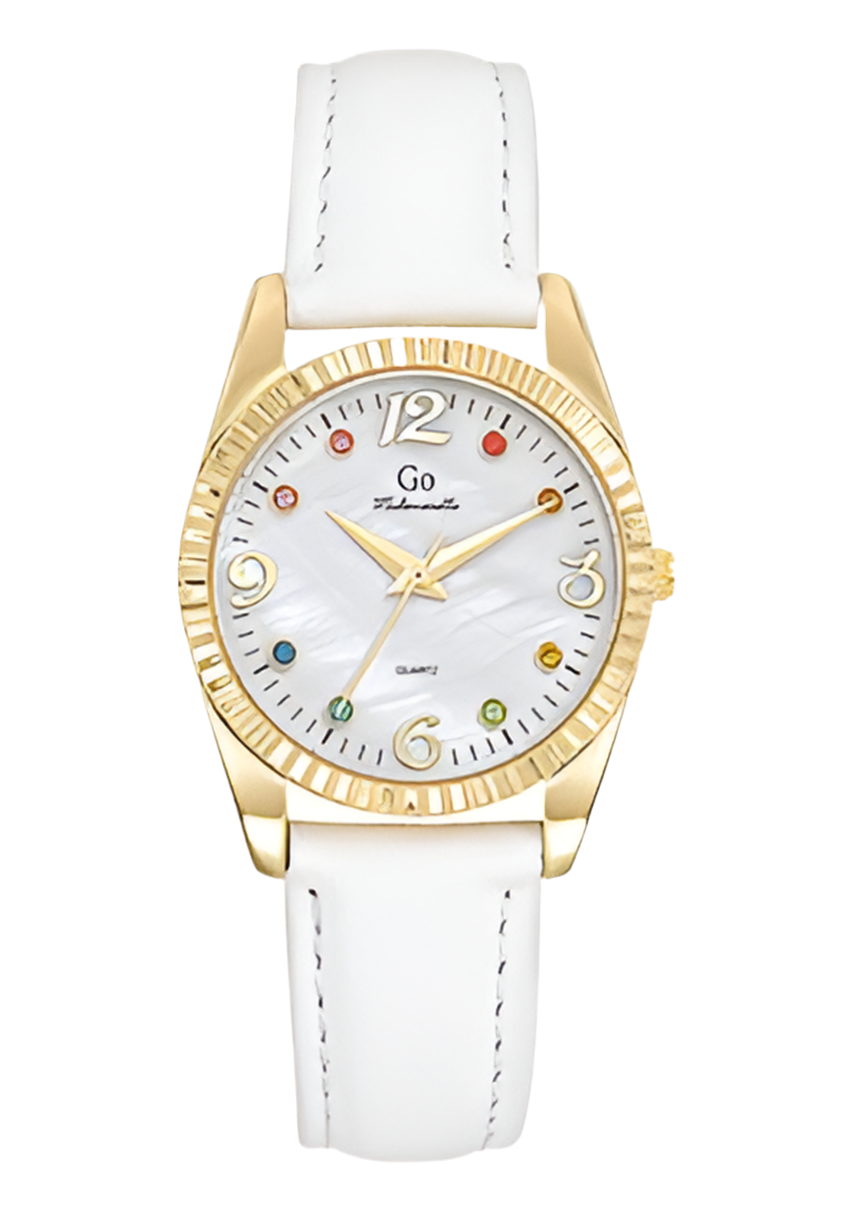 MONTRE Dame cuir blanc GO Mademoiselle 699590