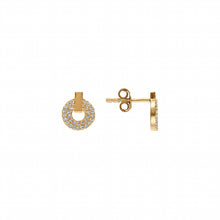 Charger l&#39;image dans la galerie, BOUCLES D OREILLES Femme PLAQUE OR OXYDES 912695
