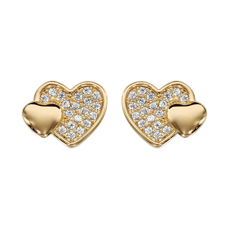 BOUCLES D OREILLES Femme PLAQUE OR