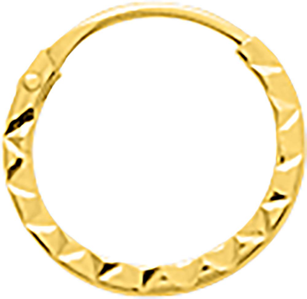 CRÉOLES.DIAMANTÉES OR JAUNE OU BLANC 375/1000