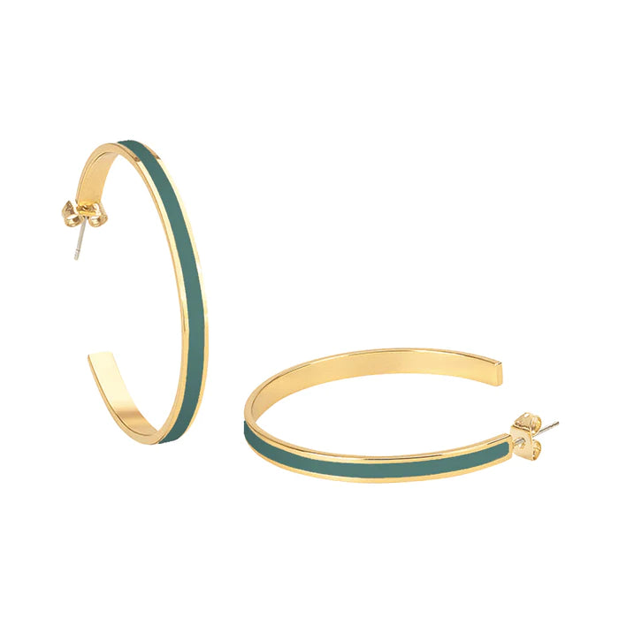 Créoles Dame Bangle - Verde BANGLE-UP