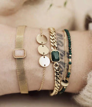 Charger l&#39;image dans la galerie, BRACELET Dame APACHE  acier doré double rang ZAG SBS8439-01D
