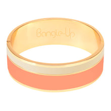 Charger l&#39;image dans la galerie, BRACELET Dame &quot;VAPORETTO&quot; - Orange Corail / Blanc Sable BANGLE-UP UP21-VAP-BFA12
