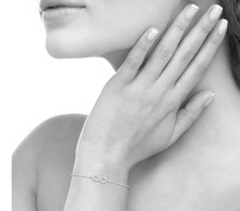 Charger l&#39;image dans la galerie, BRACELET Dame micro-serti infini ARGENT
