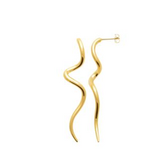 Charger l&#39;image dans la galerie, BOUCLES D OREILLES Femme ACIER INOXYDABLE DORE
