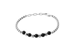 Charger l&#39;image dans la galerie, BRACELET Homme acier inoxydable et pierres naturelles
