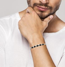 Charger l&#39;image dans la galerie, BRACELET Homme acier inoxydable et pierres naturelles
