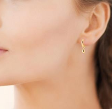 Charger l&#39;image dans la galerie, CREOLE Femme PLAQUE OR PAMPILLE
