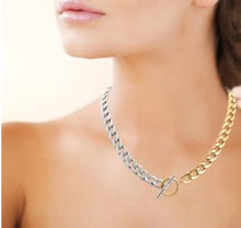 Charger l&#39;image dans la galerie, COLLIER Femme ACIER ET PVD DORE

