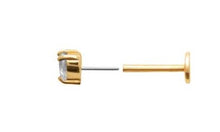 Charger l&#39;image dans la galerie, PIERCING PLAQUE OR TIGE TITANE OXYDE
