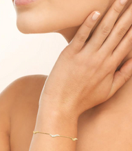 Charger l&#39;image dans la galerie, BRACELET Dame volutes empierrées PLAQUE OR
