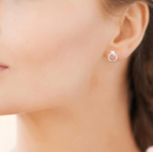 Charger l&#39;image dans la galerie, BOUCLES D OREILLES Femme argent rhodié oxydes
