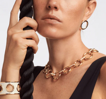 Charger l&#39;image dans la galerie, COLLIER Dame EYELET - Blanc Sable BANGLE-UP
