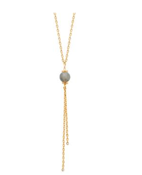 COLLIER Femme PLAQUE OR LABRADORITE 97400945