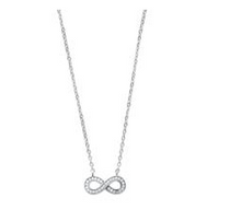 Charger l&#39;image dans la galerie, COLLIER Dame micro-serti infini ARGENT
