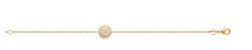 BRACELET Dame forme soleil PLAQUE OR