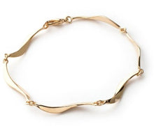 Charger l&#39;image dans la galerie, BRACELET Dame ondulé PLAQUE OR
