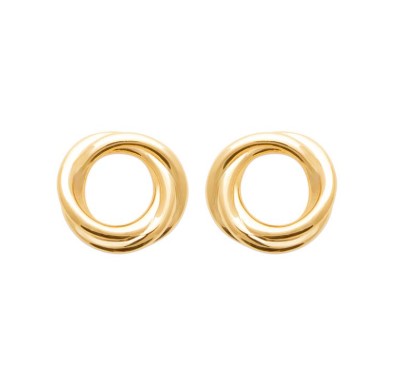 BOUCLES D OREILLES Femme PLAQUE OR