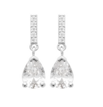 Charger l&#39;image dans la galerie, Boucles d&#39;oreilles femme argent rhodié oxydes
