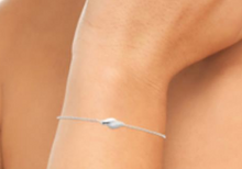 Charger l&#39;image dans la galerie, BRACELET Dame motif torsade lisse et empierré ARGENT RHODIE
