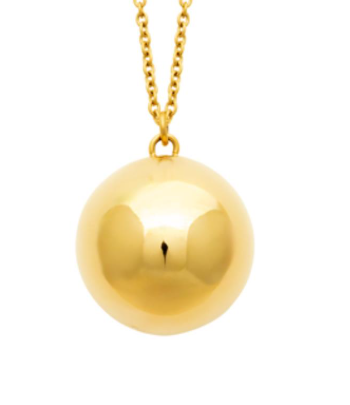 BOLA DE GROSSESSE boule ACIER DORE OXYDE