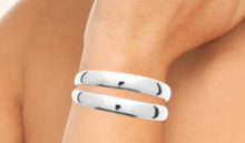 Charger l&#39;image dans la galerie, JONC ouvert Femme ACIER ARGENTE
