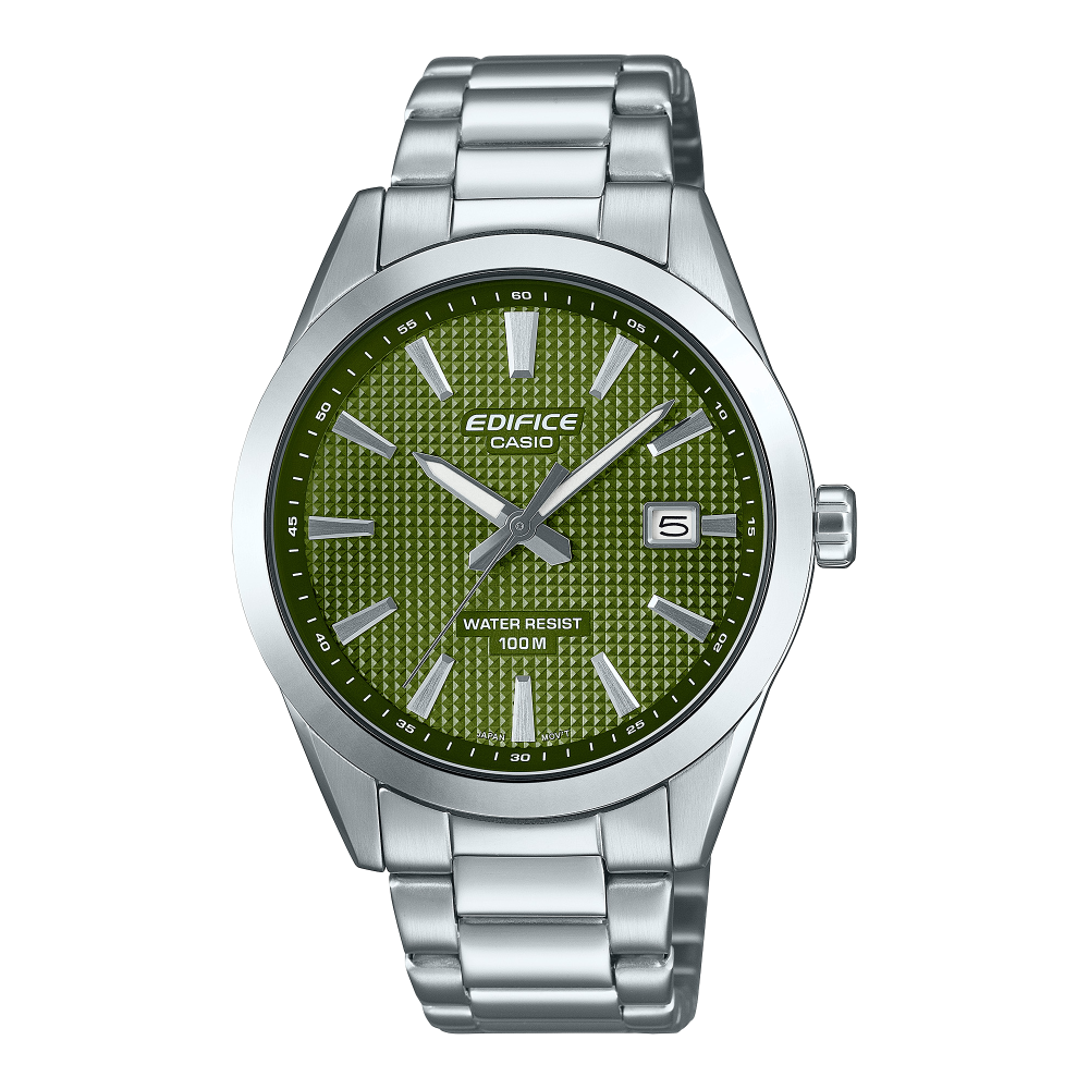 MONTRE Homme fond vert CASIO EDIFICE EFV-160D-3AVEF