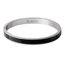 Charger l&#39;image dans la galerie, BRACELET Dame Bangle argent et noir BANGLE-UP BUP20-B07-BFA98
