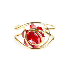 Charger l&#39;image dans la galerie, BRACELET MANCHETTE ANDREA MARAZZINI FLOWER RED
