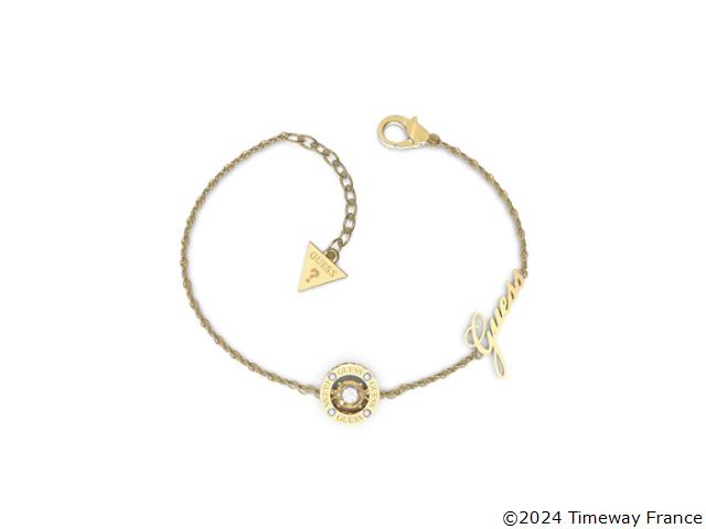 BRACELET Femme SOLITAIRE acier doré GUESS JUBB01462JWYGS