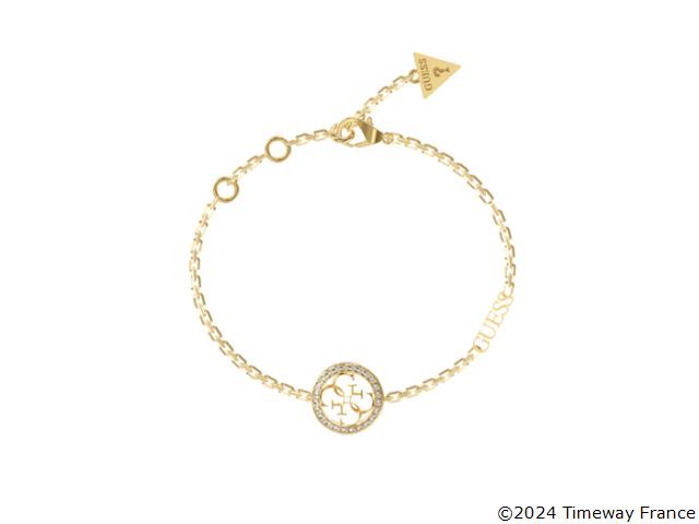 BRACELET Femme LIFE IN 4G acier doré GUESS JUBB02137JWYGS