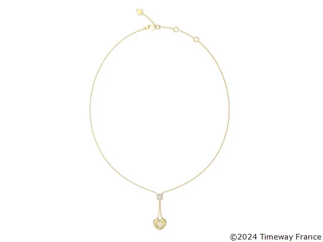 COLLIER Dame acier doré  LOVE GUESS JUBN05460JWYG