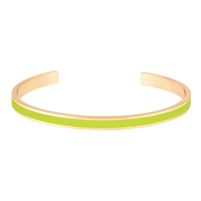 BRACELET JONC Femme BANGLE UP GREEN FLASH