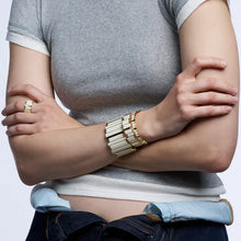 Charger l&#39;image dans la galerie, BRACELET Dame Manchette Inès Multicolore - Orange Tonic BANGLE-UP
