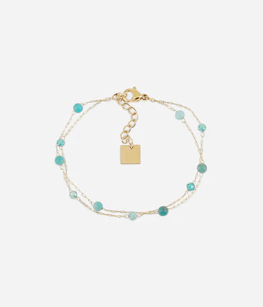 BRACELET Dame INAKU acier doré pampilles ZAG SBX24554-01MIX