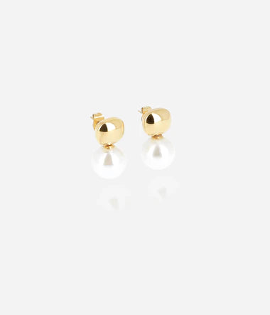 BOUCLES D'OREILLES Dame LEODIE acier doré  ZAG SEM23090-01SEL
