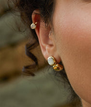 Charger l&#39;image dans la galerie, Boucles d&#39;oreilles Femme &quot;AVEN&quot; acier doré  SEM26741-01SEL
