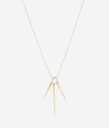 Collier Femme Gaspard acier doré ZAG SNM26889-01WHT