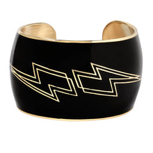 Charger l&#39;image dans la galerie, MANCHETTE Dame Ziggy - Noir BANGLE-UP  BUP18-ZIG-MAI04
