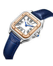 Charger l&#39;image dans la galerie, MONTRE Dame &quot;Ava&quot; cuir bleu LEE COOPER LC08191.539
