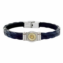 Charger l&#39;image dans la galerie, BRACELET Homme acier et cuir torsade Bang Bang N.25 ELDEN SB025-BM-20
