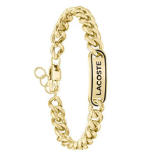 Charger l&#39;image dans la galerie, BRACELET gourmette dorée Homme DISTRICT LACOSTE 2040225
