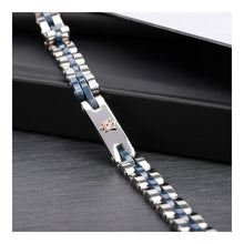 Charger l&#39;image dans la galerie, BRACELET Homme MASERATI ACIER ET CERAMIQUE JM220ASR08
