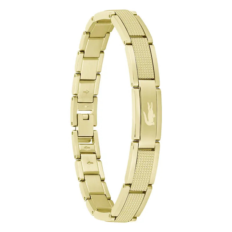Bracelet Homme STENCIL doré LACOSTE 2040219