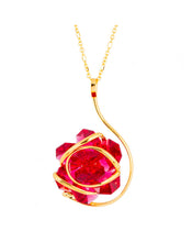 Charger l&#39;image dans la galerie, COLLIER Dame Flower Rouge MARAZZINI GOMFF10CDI

