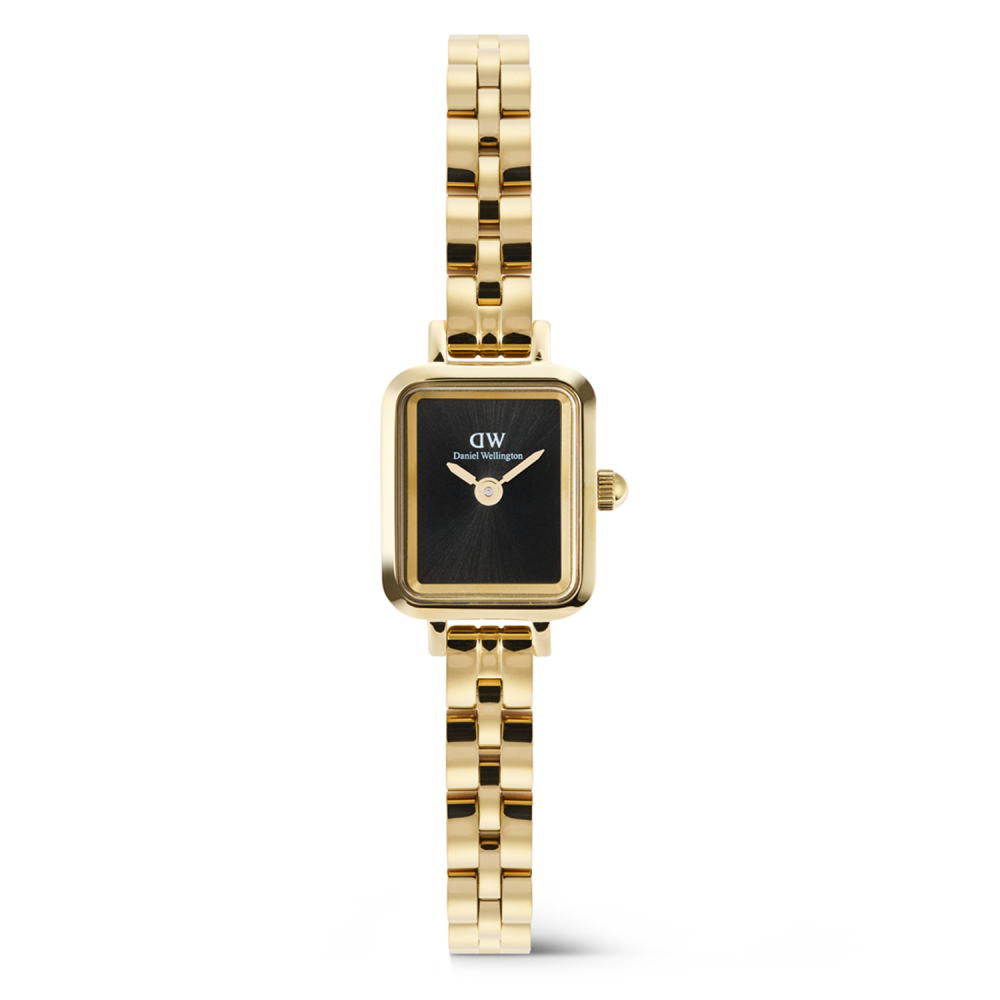 MONTRE Dame Quadro Mini Arch 3-link Emerald Sunray Gold  DANIEL WELLINGTON DW00100851