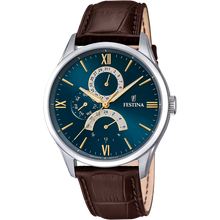 Charger l&#39;image dans la galerie, MONTRE Homme FESTINA ACIER ET CUIR F16823/A
