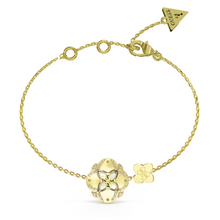 Charger l&#39;image dans la galerie, BRACELET Dame Trèfle acier doré GUESS JUBB05503JWYGS
