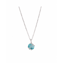 Charger l&#39;image dans la galerie, COLLIER Dame cristal bleu MARAZZZINI RHMINLTCDI
